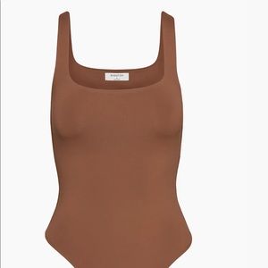 Babaton bodysuit from Aritzia! Perfect condition. Color-epicurean brown